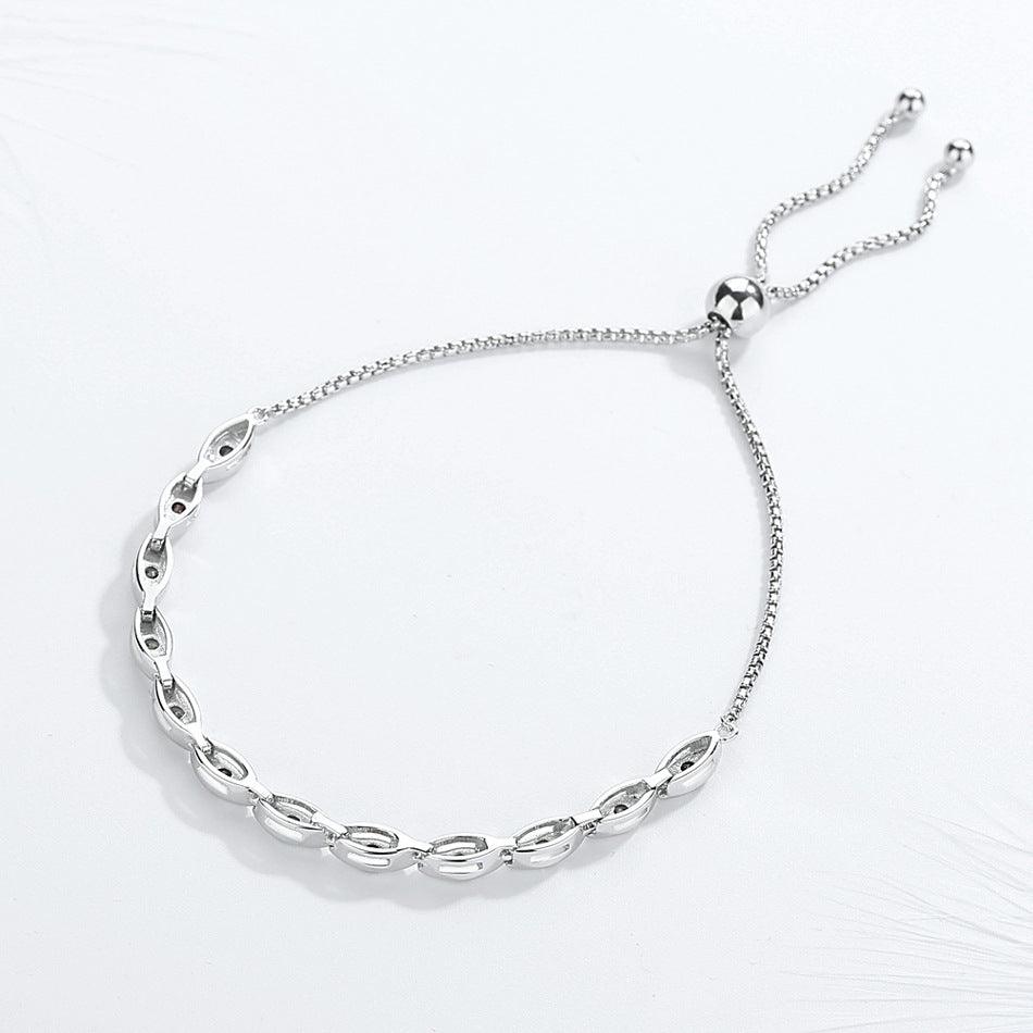 S925 Sterling Silver Colorful Horse Eye Bracelet - Trendha