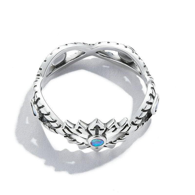S925 Sterling Silver Devil's Eye Ring - Trendha