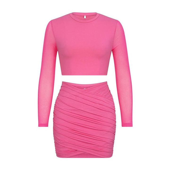 Sheath Skirt Casual Two-piece Suit - Trendha