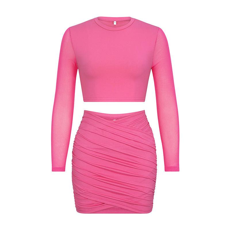 Sheath Skirt Casual Two-piece Suit - Trendha