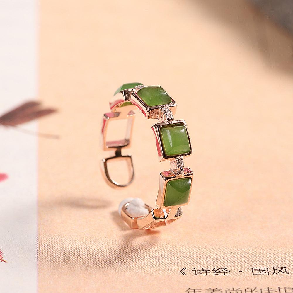 Silver Plated Hand Jewelry Fashion Ladies Wada Ring - Trendha