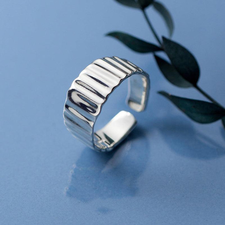 Silver Ring Female Japanese Korean Style Simple - Trendha