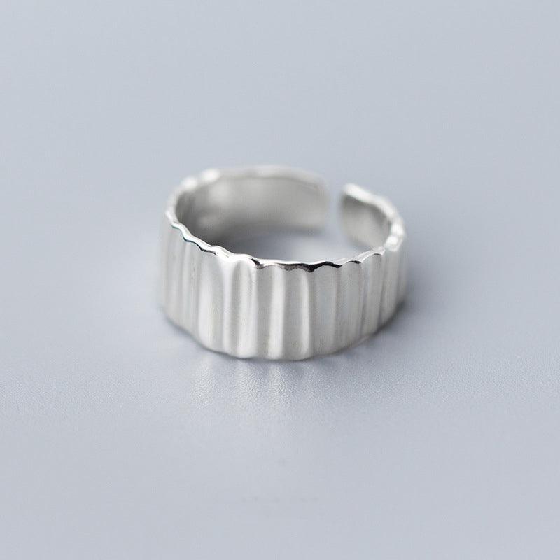 Silver Ring Female Japanese Korean Style Simple - Trendha