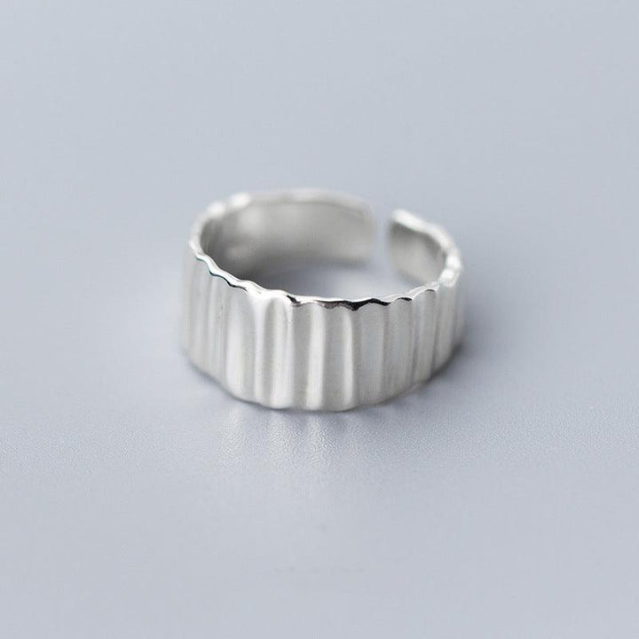Silver Ring Female Japanese Korean Style Simple - Trendha