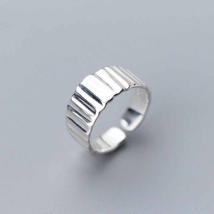 Silver Ring Female Japanese Korean Style Simple - Trendha