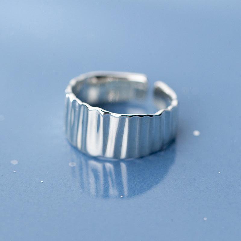 Silver Ring Female Japanese Korean Style Simple - Trendha