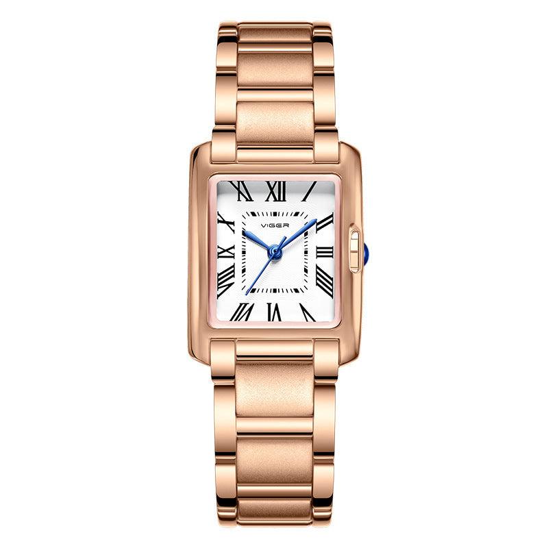 Simple Casual Waterproof Quartz Ladies Watch - Trendha