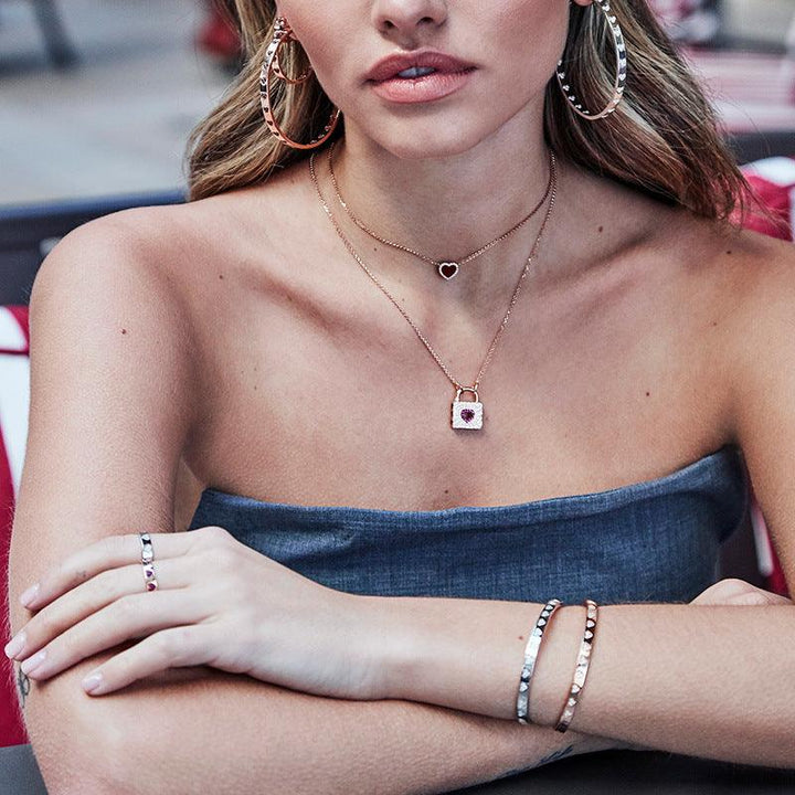 Simple Fashion Niche Design Couple Rings - Trendha