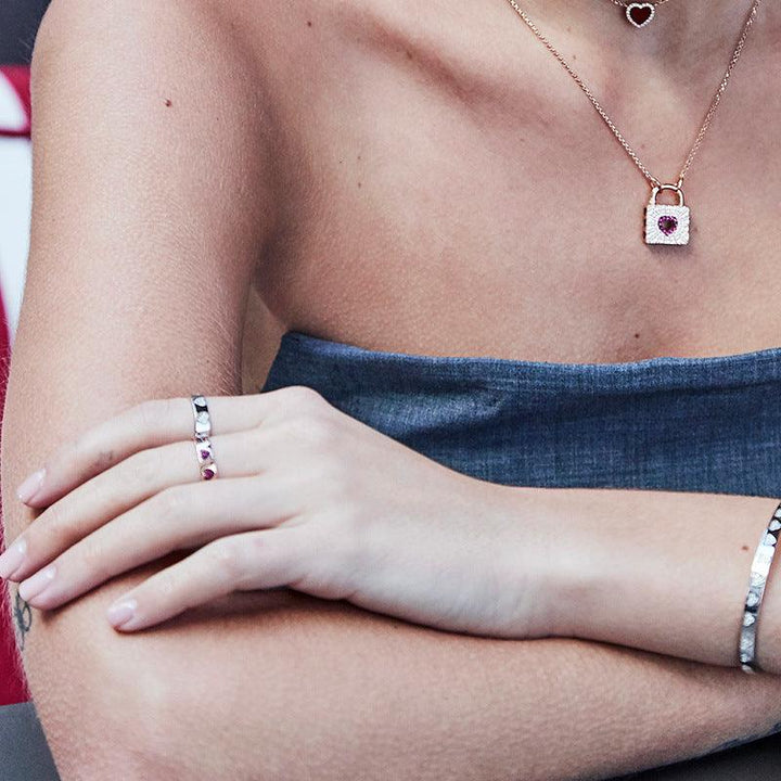 Simple Fashion Niche Design Couple Rings - Trendha