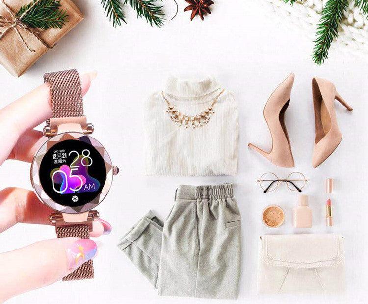 Smart Watch Menstrual Cycle Heart Rate Blood Pressure Monitoring Fashion Waterproof - Trendha