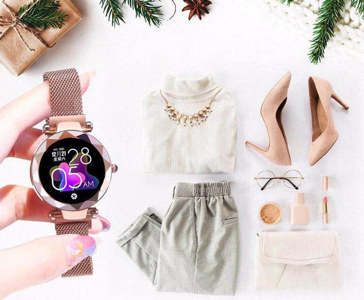 Smart Watch Menstrual Cycle Heart Rate Blood Pressure Monitoring Fashion Waterproof - Trendha