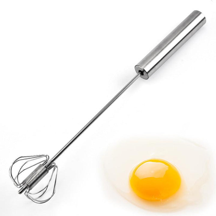 Stainless Steel Semi Automatic Egg Beater Kitchen Tools Hand Held - Trendha