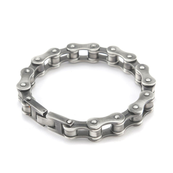 Street Punk Series Vintage Men's Chain Bicycle Bracelet Titanium Steel Bracelet - Trendha