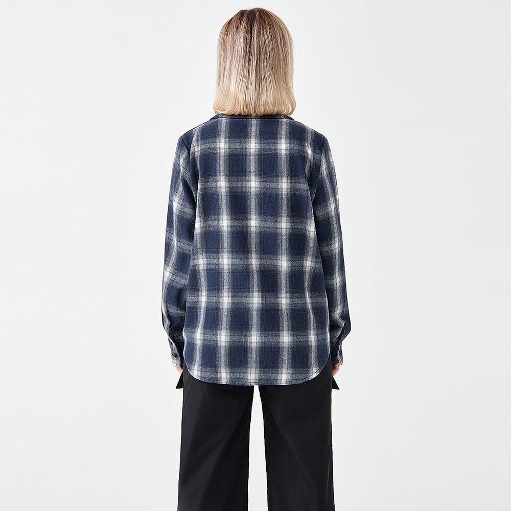 Stylish Plaid Shirt With Everything - Trendha