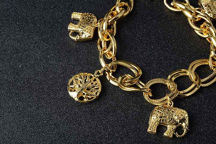 Sunshine Fashion Jewelry Gold Charm Bracelet - Trendha