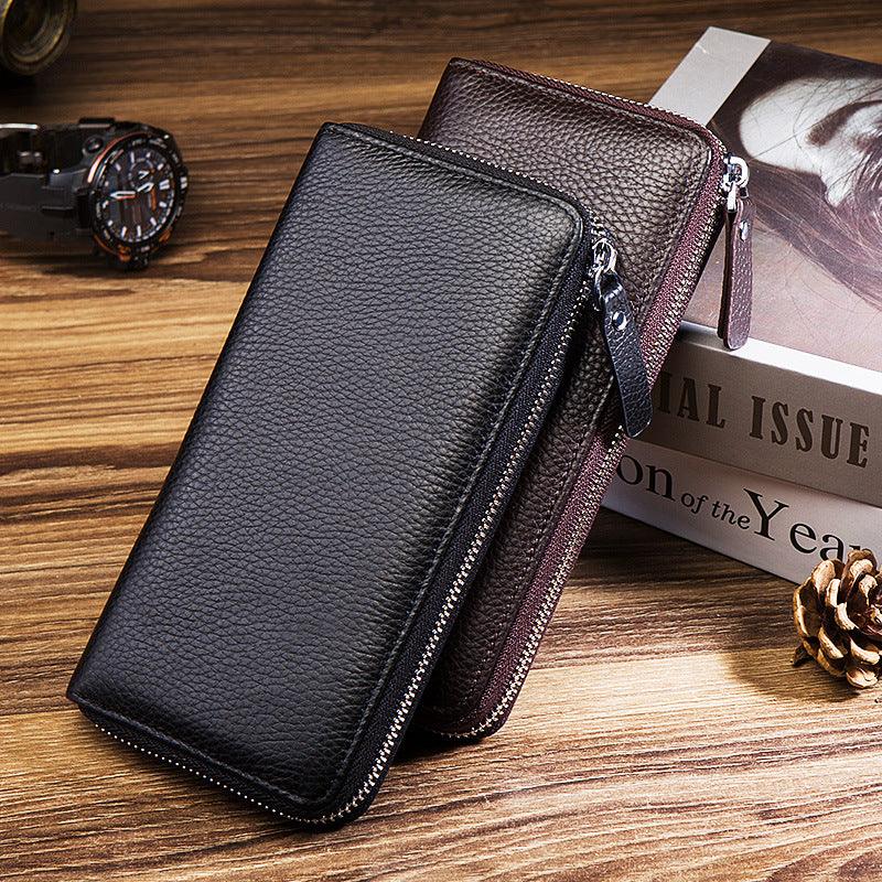 The First Layer Of Cowhide Coin Purse, Long Hand Holding Business Gifts - Trendha