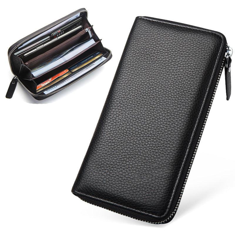 The First Layer Of Cowhide Coin Purse, Long Hand Holding Business Gifts - Trendha