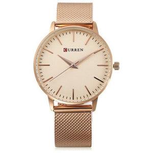 Thin Ladies Casual Simple Waterproof Quartz Watch - Trendha