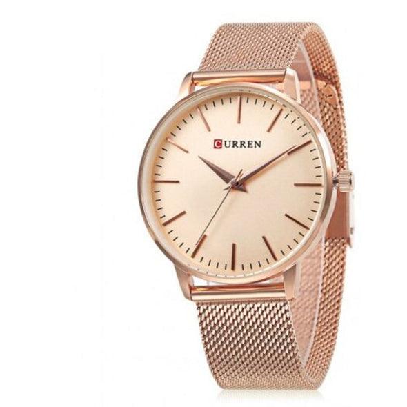 Thin Ladies Casual Simple Waterproof Quartz Watch - Trendha
