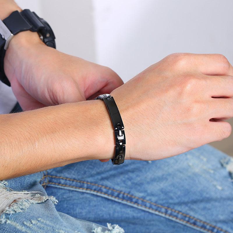 Titanium Steel Men's And Women's Couple Bracelet - Trendha