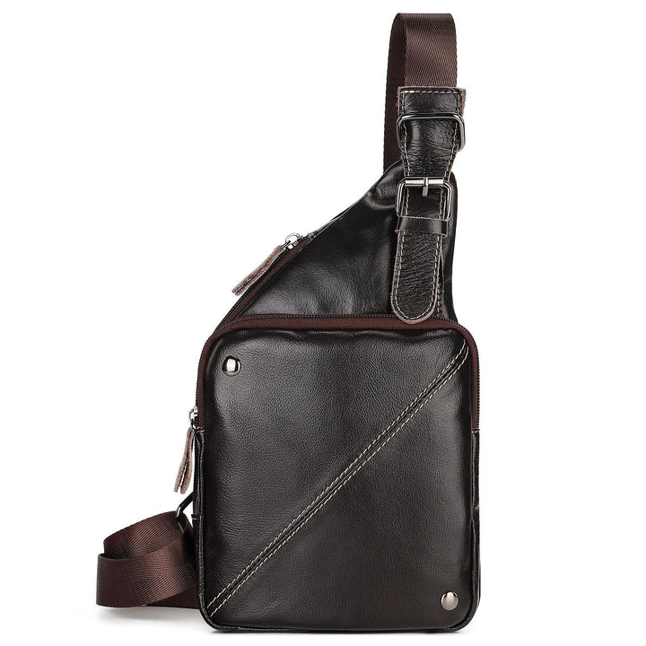 Top Layer Cowhide Crossbody Shoulder Bag - Trendha