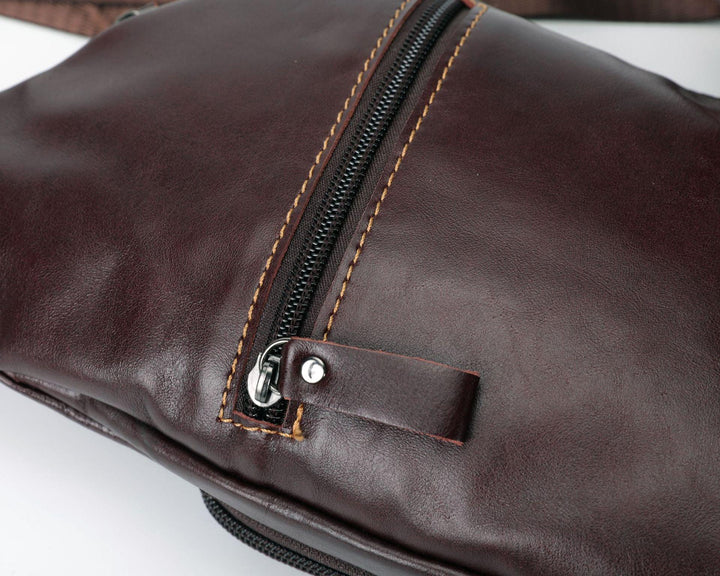 Top Layer Cowhide Crossbody Shoulder Bag - Trendha