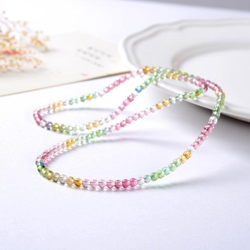 Tourmaline Macaron Multi Loop Bracelet Female