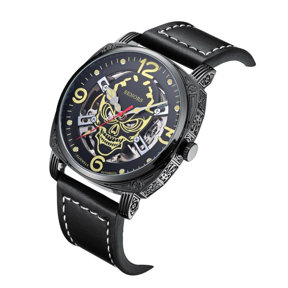 Upgraded Super Luminous Skull Mechanical Watch - Trendha
