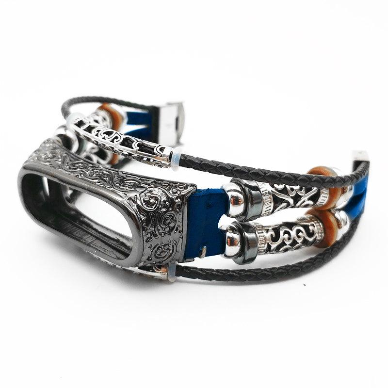 Vintage Leather Strap Carved Protective Case - Trendha