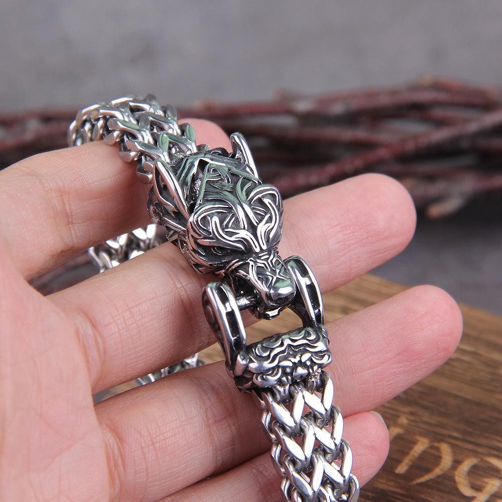 Vintage Punk Men's Stainless Steel Bracelet - Trendha