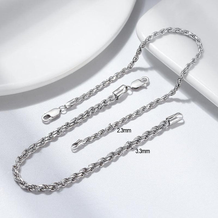 Women's Fashion Braided Twist Car Twist Rope Chain - Trendha