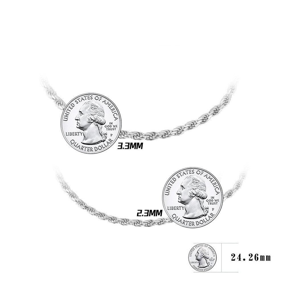 Women's Fashion Braided Twist Car Twist Rope Chain - Trendha