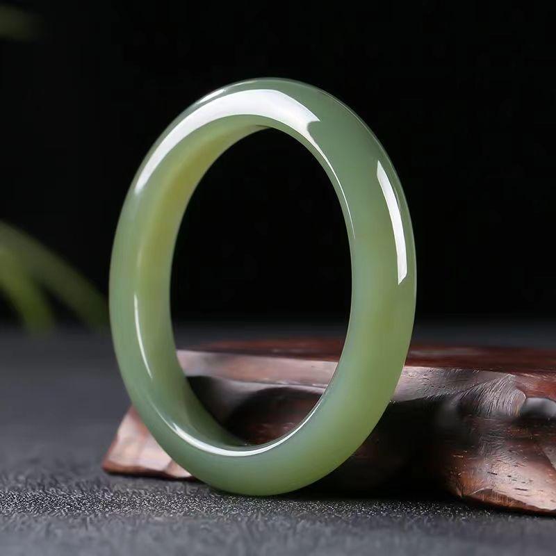 Polished Green Bangle