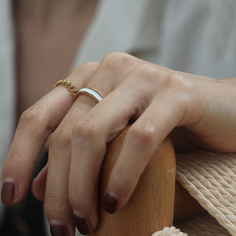 Women's Fashion Gold-plated Vintage Temperament Ring - Trendha