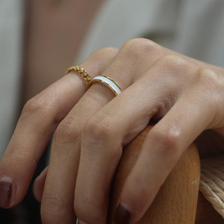 Women's Fashion Gold-plated Vintage Temperament Ring - Trendha