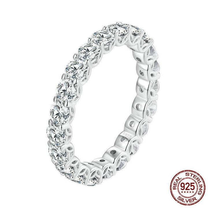 Women's Fashion Openwork Pattern Moissanite Ring - Trendha