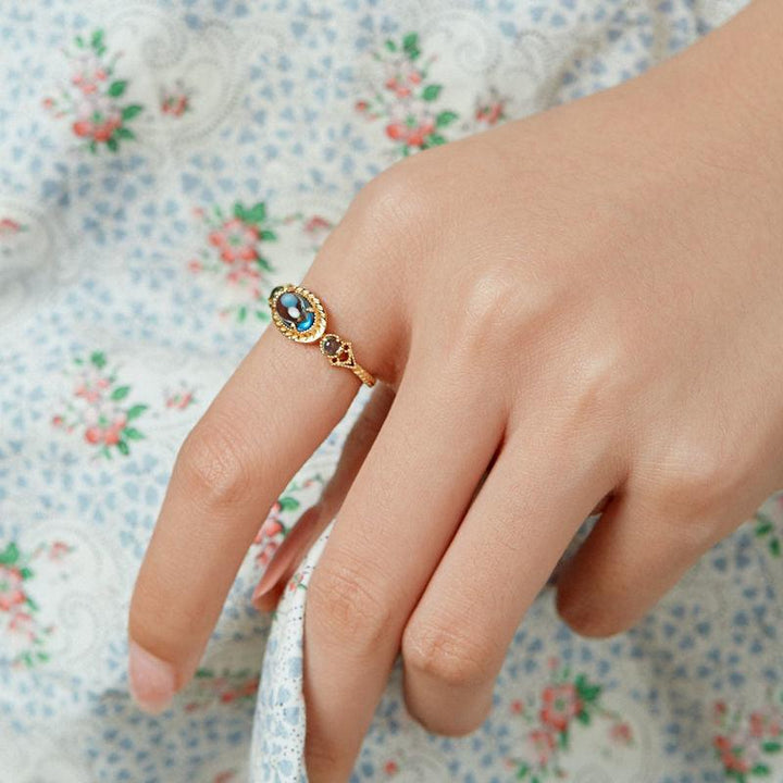 Women's Fashion Personality Vintage Topaz Ring - Trendha