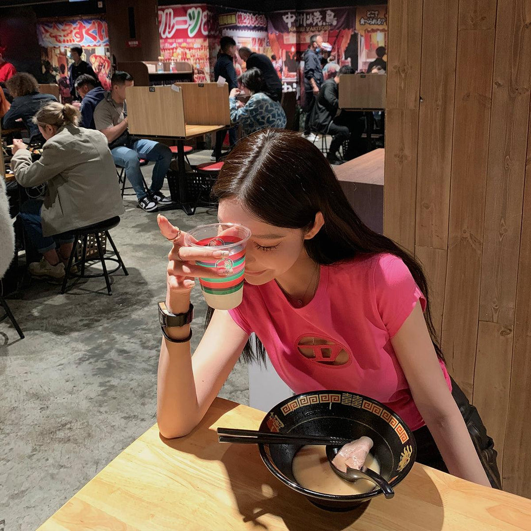 Women's Fashion Simple Slim-fit Figure Flattering Top - Trendha