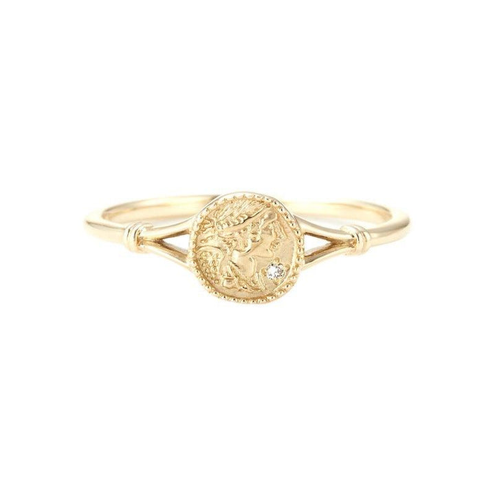 Women's Fashion Simple Vintage Irregular Ring - Trendha