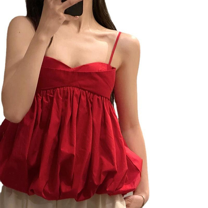 Women's Graceful Tube Top Three-dimensional Cropped Camisole - Trendha