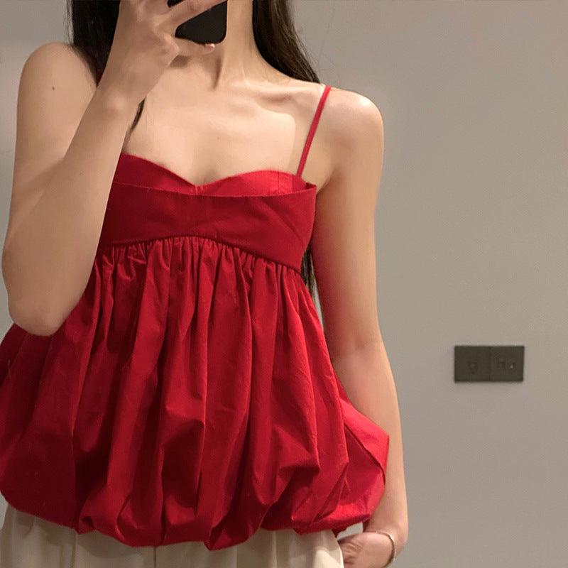 Women's Graceful Tube Top Three-dimensional Cropped Camisole - Trendha