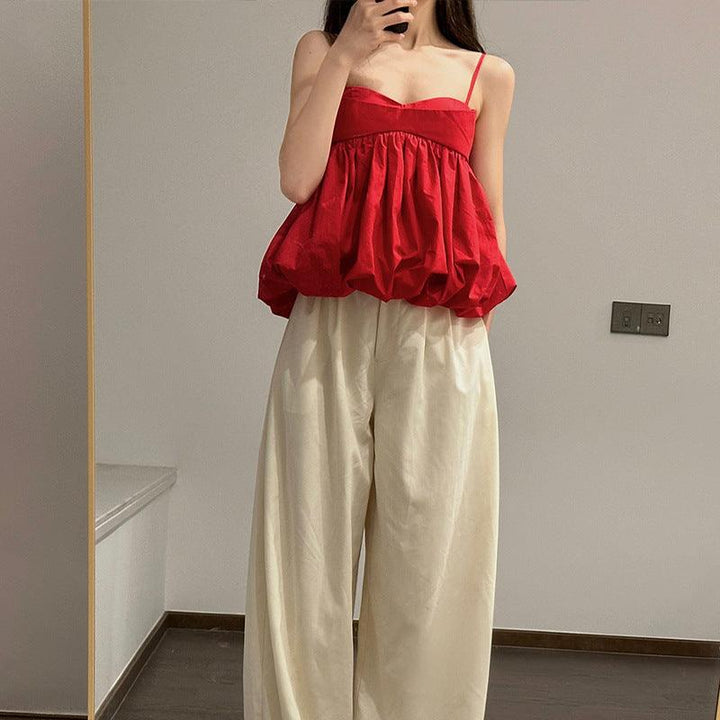 Women's Graceful Tube Top Three-dimensional Cropped Camisole - Trendha