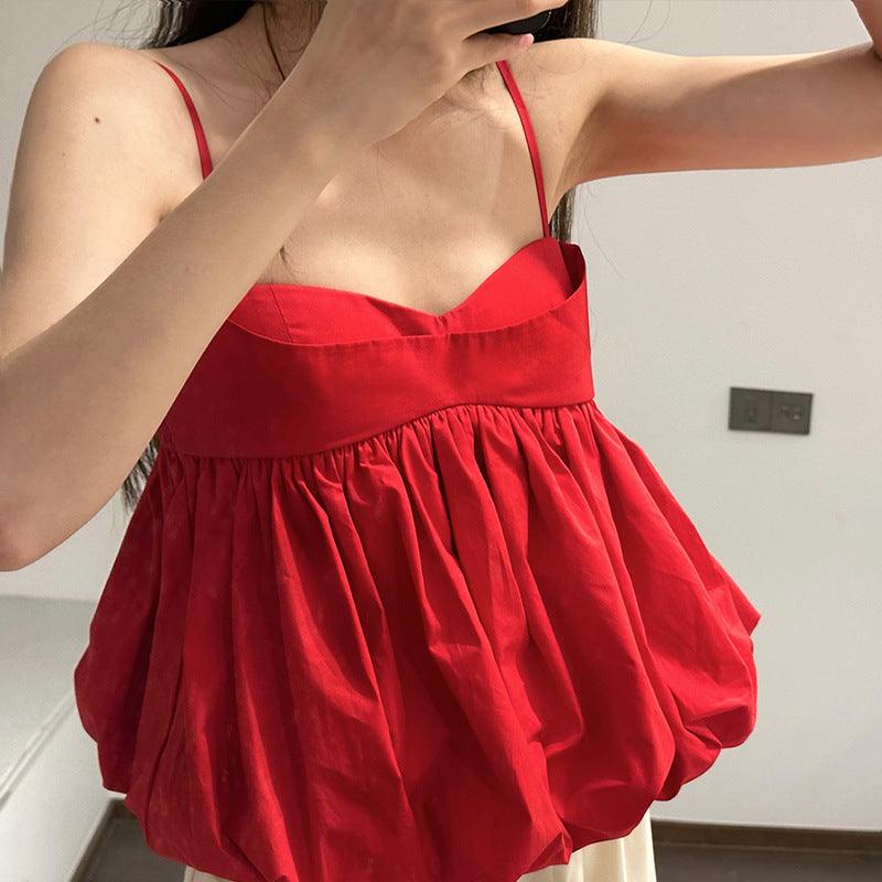 Women's Graceful Tube Top Three-dimensional Cropped Camisole - Trendha