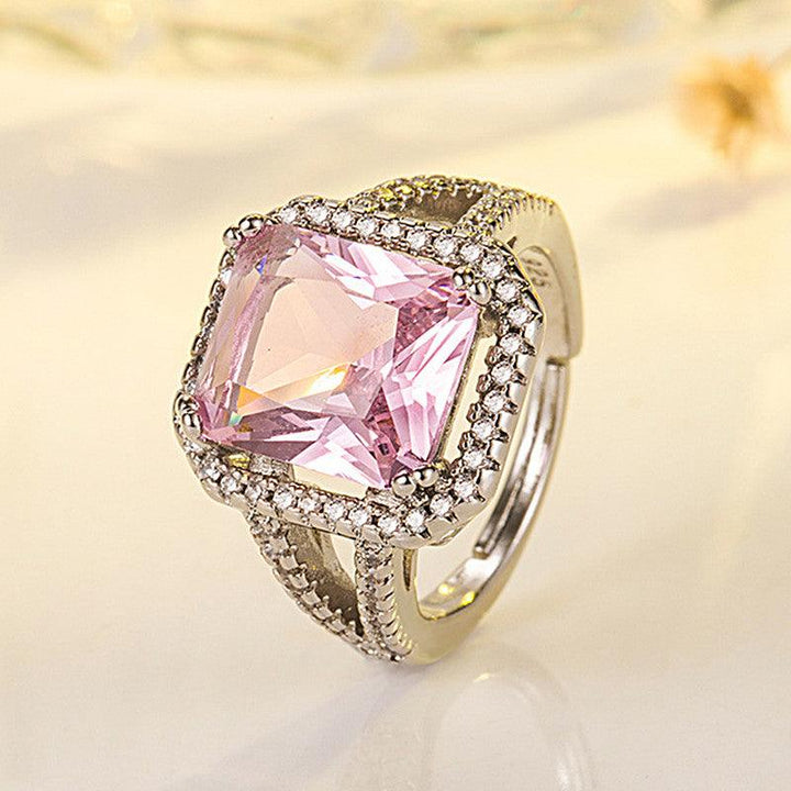 Women's Ocean Heart Love Crystal Ring - Trendha