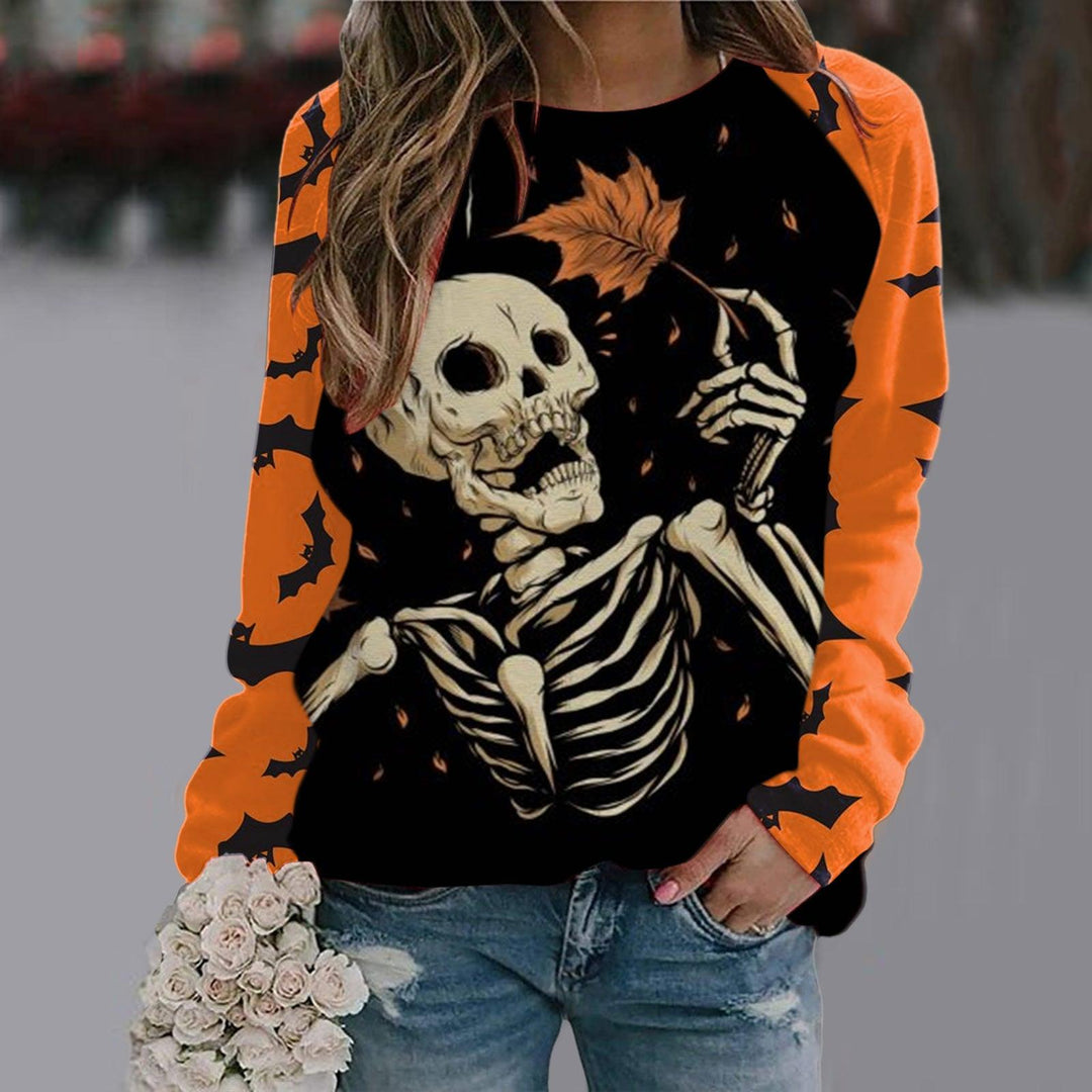 Women's Printed Long Sleeve T-shirt - Trendha