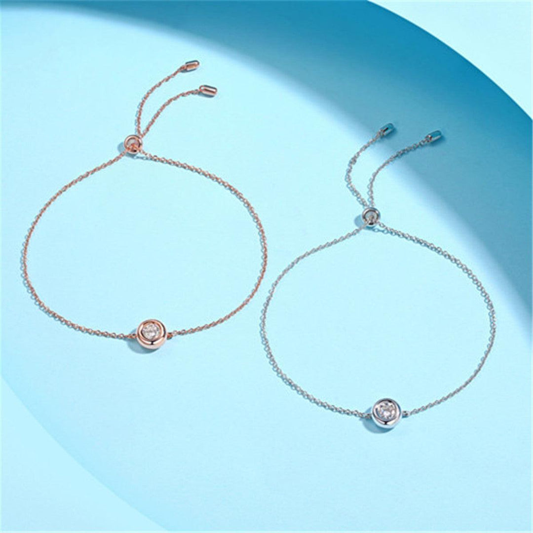 Women's S925 Silver Mosonite Bracelet - Trendha