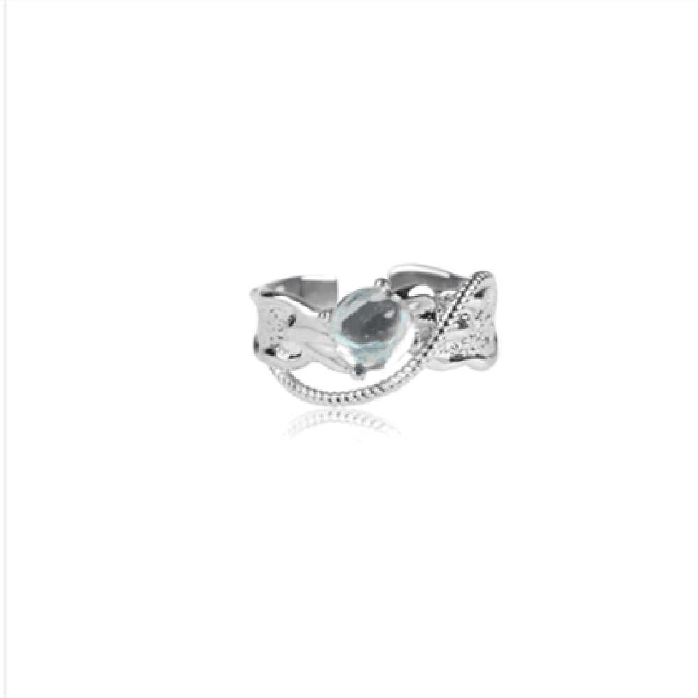 Women's Sterling Silver Moonstone Ring - Trendha