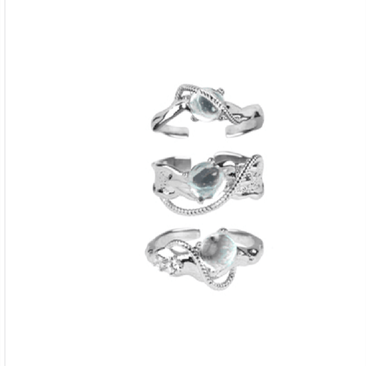 Women's Sterling Silver Moonstone Ring - Trendha