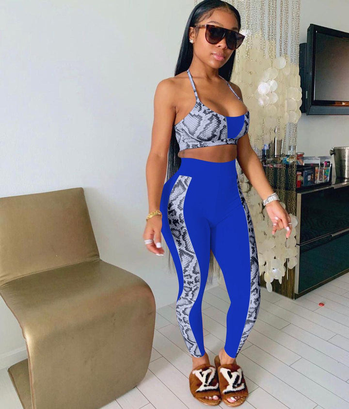 Women's Strap Tube Top Positioning Printing Suit - Trendha
