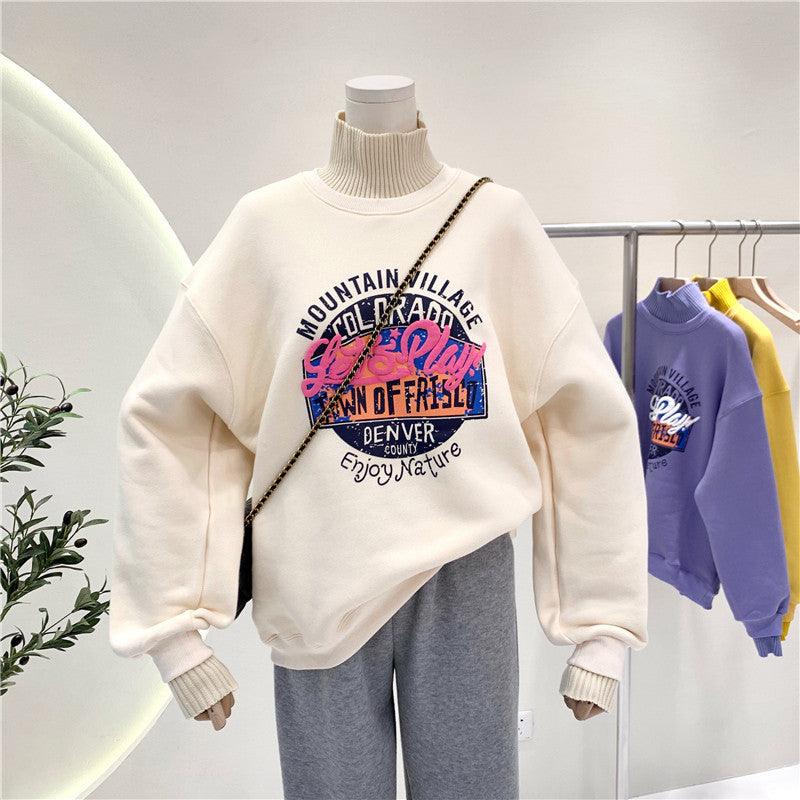 Women's Sweater With Plush Thickening - Trendha